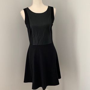 Banana Republic black sleeveless mini dress
